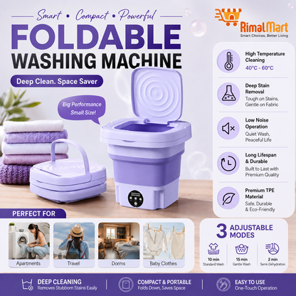 Foldable Mini Washing Machine