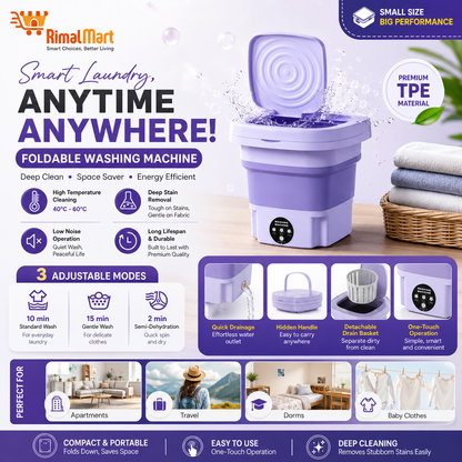 Foldable Mini Washing Machine